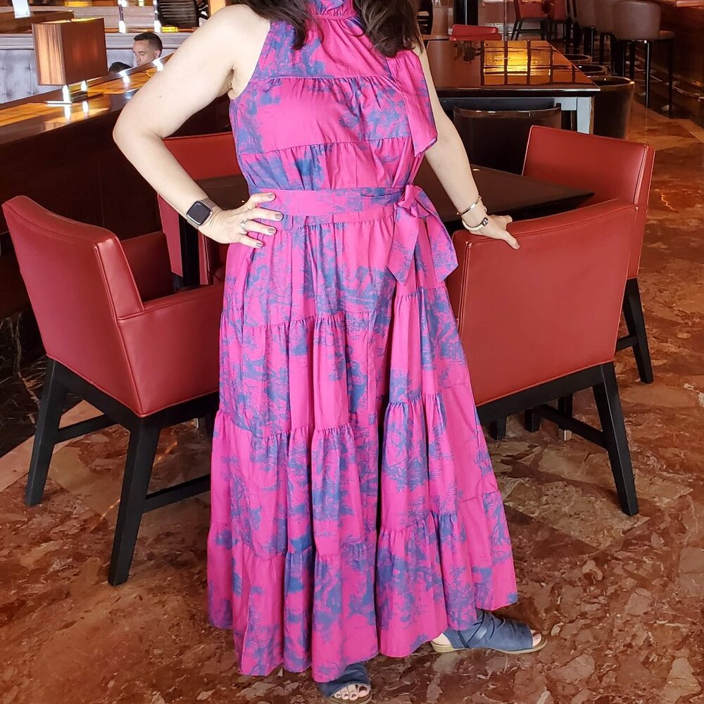 Womens A-line Antique Pink Dress